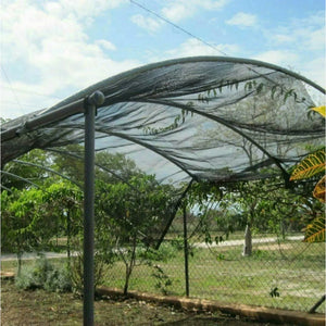 Cerbior 50% UV Block Shade Cloth Sun Shade Plant Cover Greenhouse 10 x 16 ft, Black